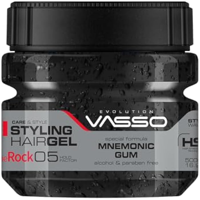 Vasso Styling hair gel THE ROCK 500 ml - Image 1